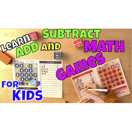 Learn How To Add And Subtract Playing Math Games For Kids