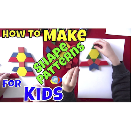 How To Make Fun Shape Patterns For Kids | Cool Math For Kids