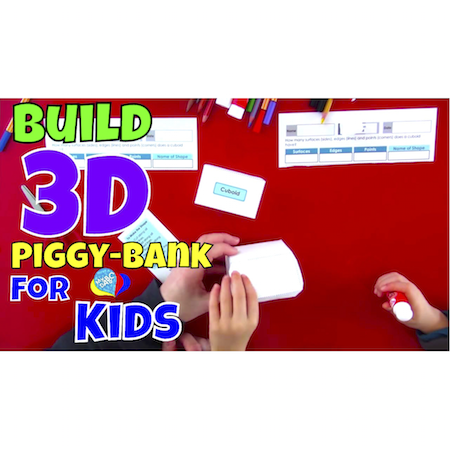 Learn How To Build 3D Piggy-Banks | Cool Math Kids
