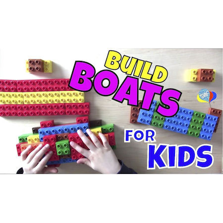 How To Build Boats For Kids With Lego DUPLO | Cool Math For Kids