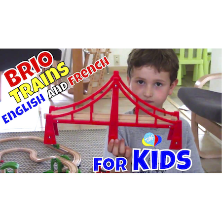 BRIO Trains | Learn English And French For Kids