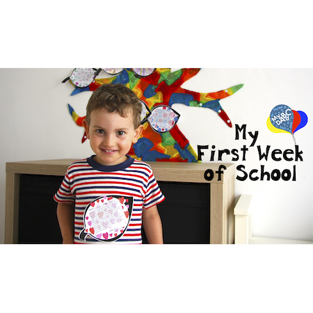 My First Week of School | myABCdad Learning for Kids
